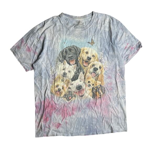 The Mountain Other - The Mountain Dog Selfies Butterfly Graphic Tie Dye Men T-Shirt Size XL